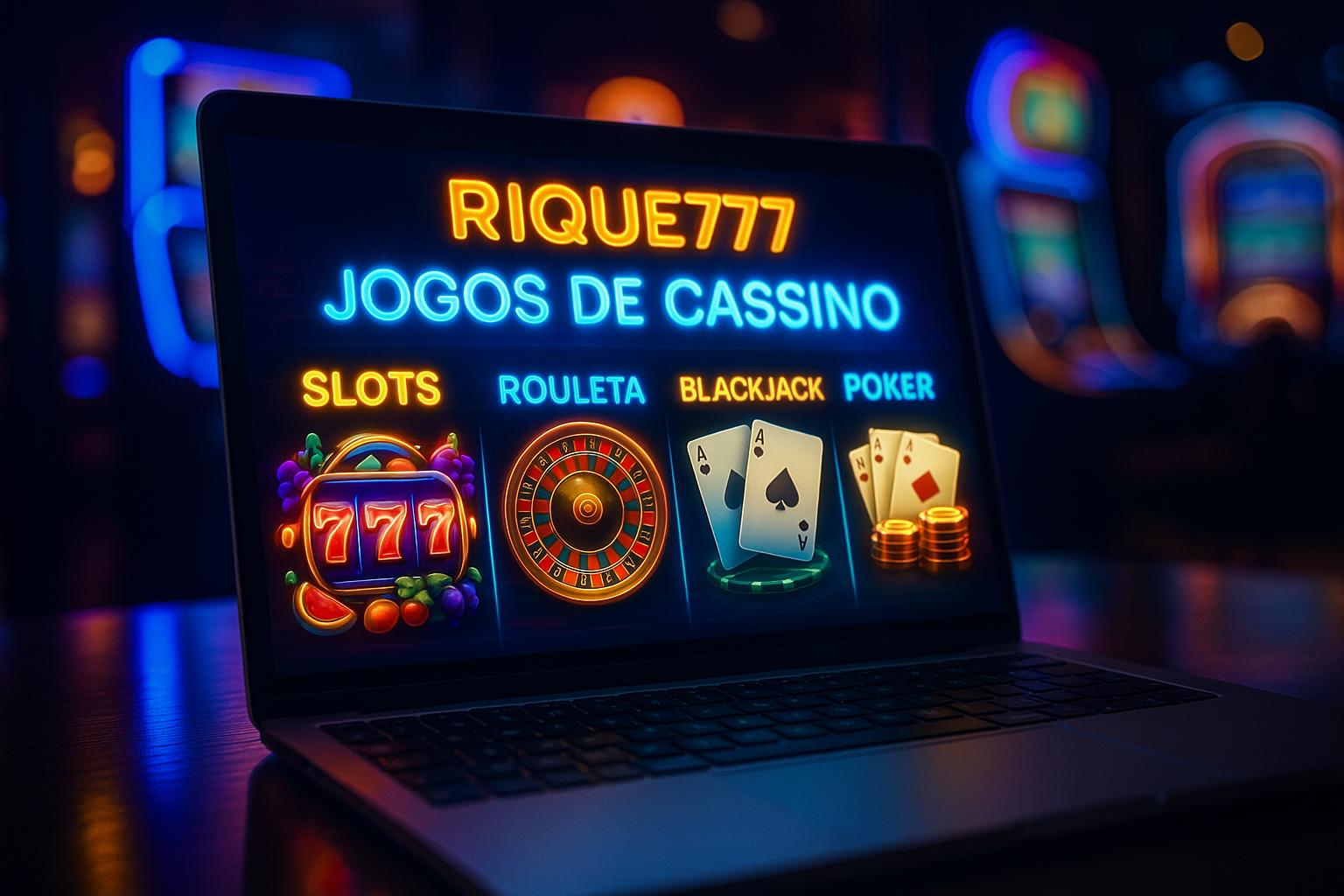 Jogos de cassino online inovadores e emocionantes na RIQUE777