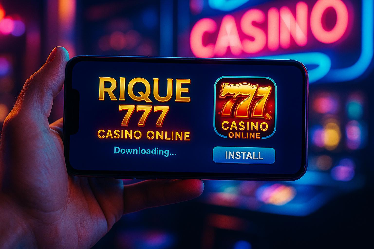 Baixar o RIQUE777 Cassino App