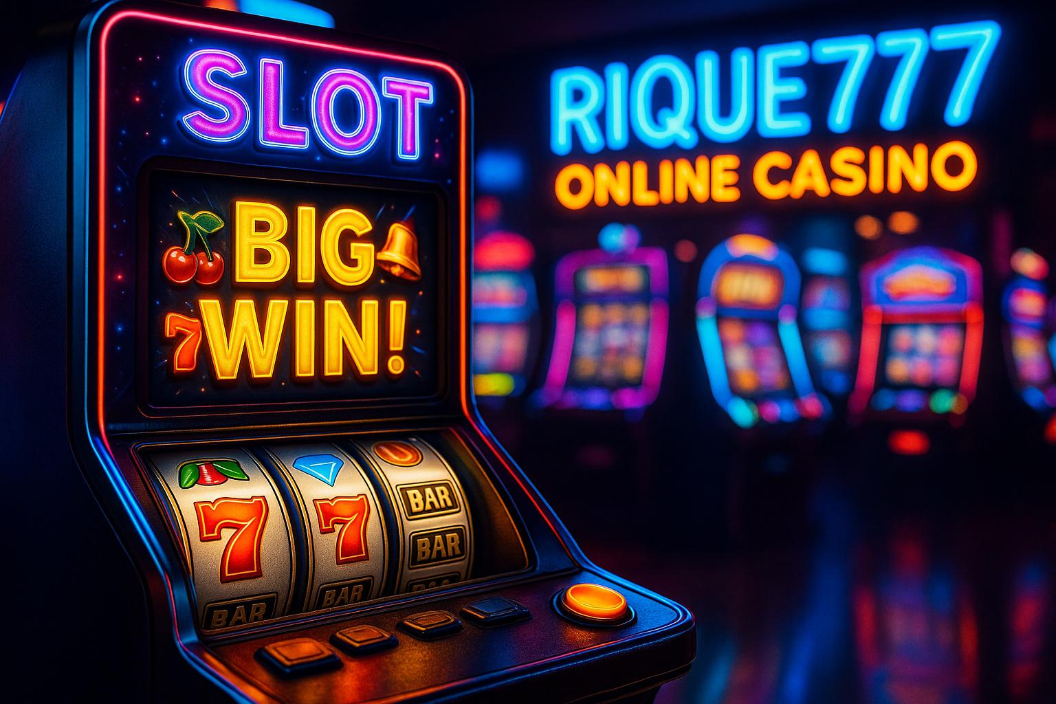 Jogos de Slot no Casino Online RIQUE777